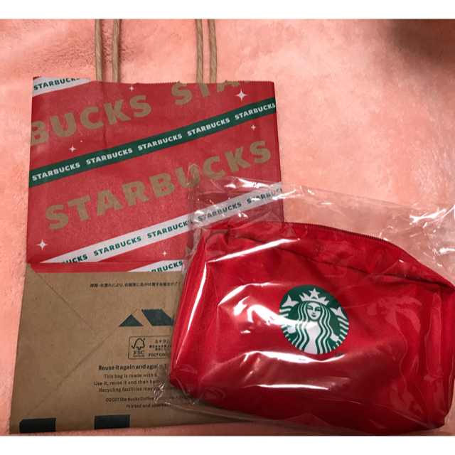 Starbucks Coffee(スターバックスコーヒー)の新品　スターバックス　シュトーレン レディースのファッション小物(ポーチ)の商品写真