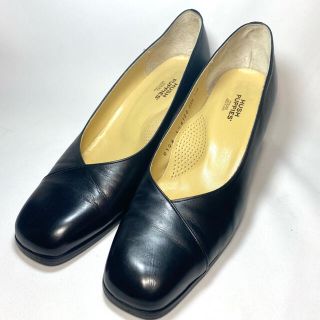 ハッシュパピー(Hush Puppies)のハッシュパピー　ブラックレザーパンプス(ハイヒール/パンプス)