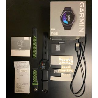 ガーミン(GARMIN)のGARMIN ガーミン VENU Black / Slate スマートウォッチ(腕時計(デジタル))