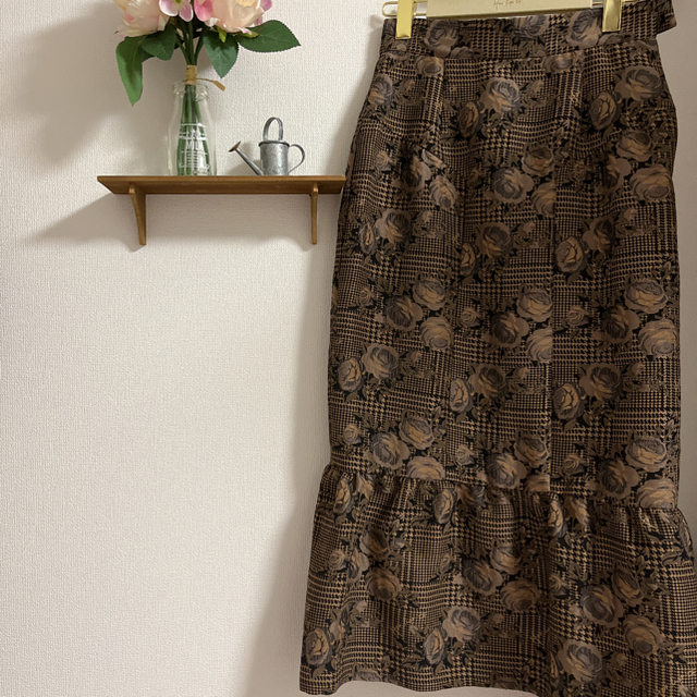 Her lip to Roses Jacquard Midi Skirt レディースのスカート(ひざ丈スカート)の商品写真