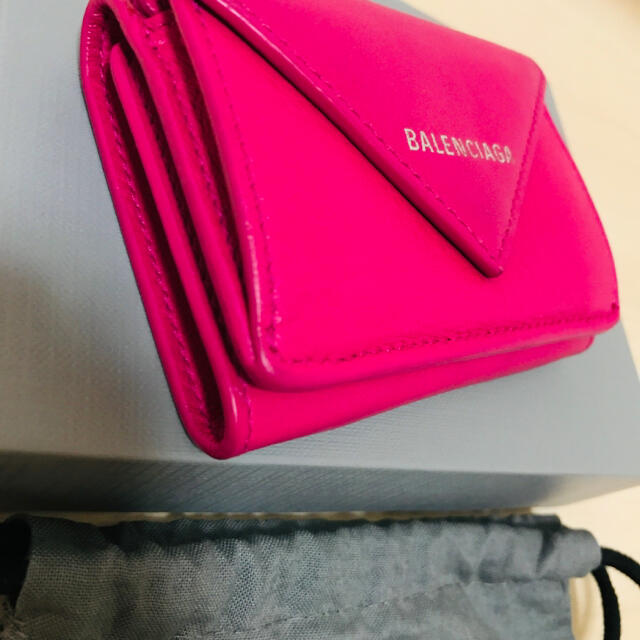 在庫あ人気 Balenciaga - 美品 バレンシアガ 三つ折り財布 ミニ財布