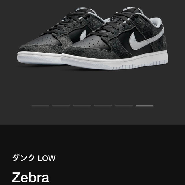 NIKE(ナイキ)の27.5 NIKE DUNK LOW ダンク ロー アニマルパック ゼブラ メンズの靴/シューズ(スニーカー)の商品写真