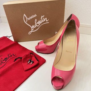 クリスチャンルブタン(Christian Louboutin)のクリスチャンルブタン♡パンプス♡オープントゥ♡38(ハイヒール/パンプス)