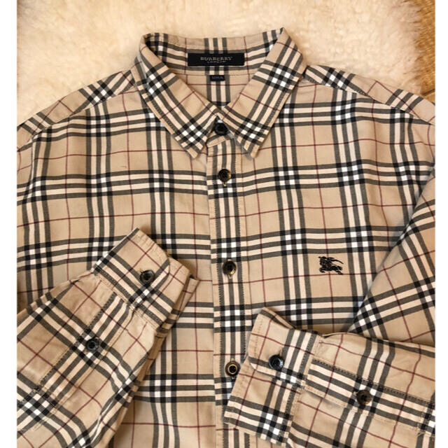 BURBERRY(バーバリー)の美品本物バーバリーBurberry上質コットンチェック柄シャツ♫ レディースのトップス(シャツ/ブラウス(長袖/七分))の商品写真