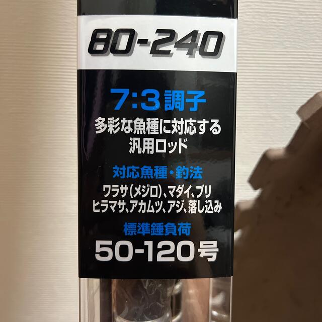 SHIMANO(シマノ)のSEAMIGHTY X 80-240  シーマィティーX スポーツ/アウトドアのフィッシング(ロッド)の商品写真