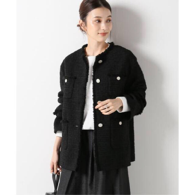 IENA - IENA イエナ Monotone Tweed ジャケット モノトーン ツイードの IENA - IENA イエナ Monotone Tweed ジャケット モノトーン ツイードの