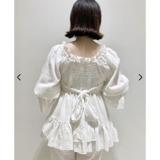コットンフリルプルオーバー&ロングパンツSET