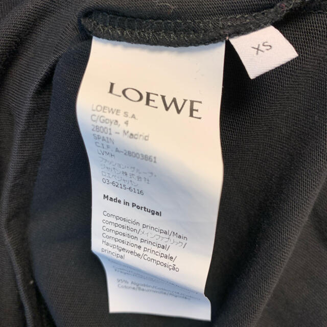 LOEWE(ロエベ)の正規 21SS LOEWE ロエベ モノグラム ロゴ Tシャツ メンズのトップス(Tシャツ/カットソー(半袖/袖なし))の商品写真