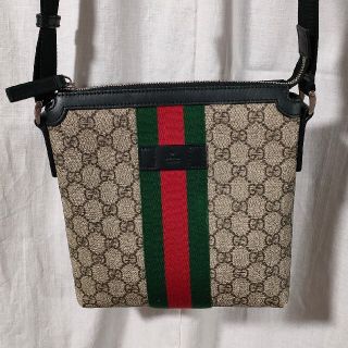 グッチ(Gucci)の【美品】 GUCCI ショルダーバック　GGスプリーム　シェリーライン(ショルダーバッグ)