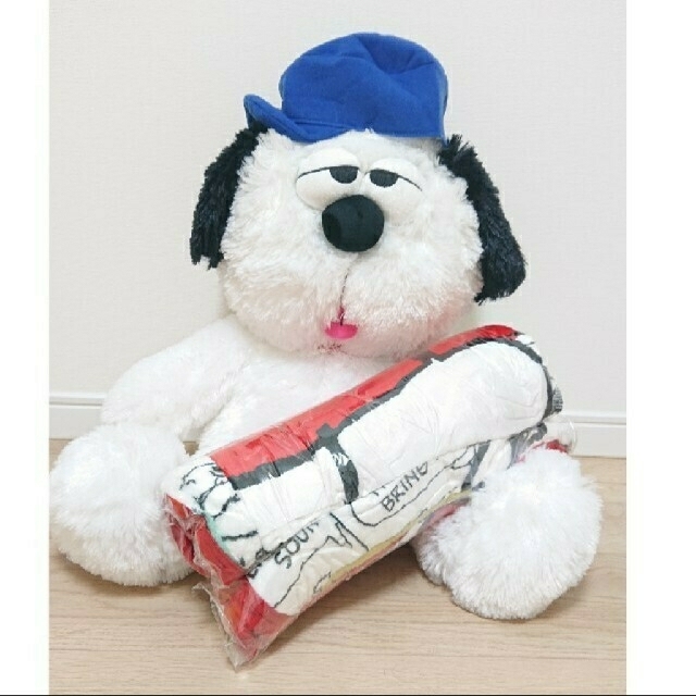 PEANUTS(ピーナッツ)の新品♪非売品♪SNOOPY★オラフ 特大 BIG ぬいぐるみ★スヌーピー毛布 エンタメ/ホビーのおもちゃ/ぬいぐるみ(ぬいぐるみ)の商品写真