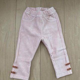 コンビ(combi)の※キラ様専用【美品 幼児 女の子 冬】リボン付きモコモコズボン(パンツ)