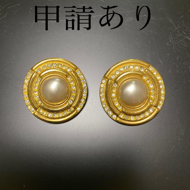 シャネルイヤリング　ビンテージアクセサリー