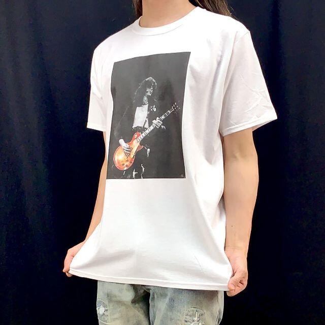 【ジミー ペイジ】新品  レスポール ギター レッドツェッペリン Tシャツ