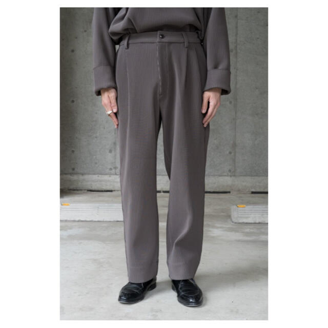 stein GRADATION PLEATS TWO TUCK TROUSERS