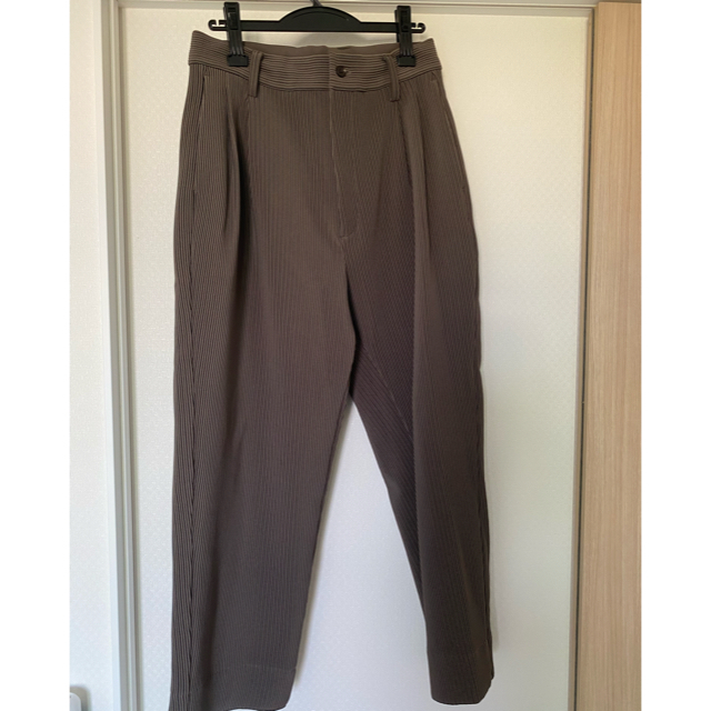 stein GRADATION PLEATS TWO TUCK TROUSERS