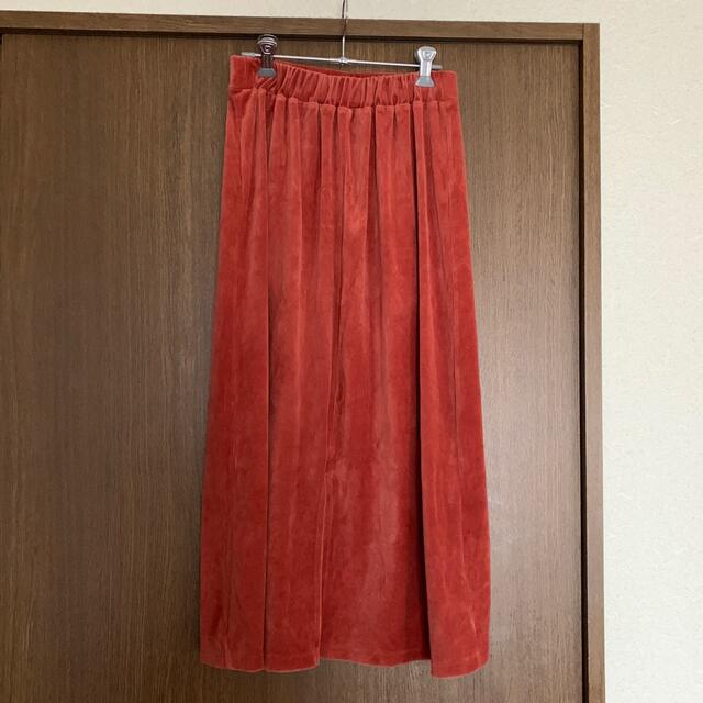 SLOBE IENA(スローブイエナ)のベロアスカート レディースのスカート(ロングスカート)の商品写真