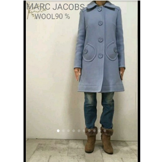 MARC JACOBS - まぁ美品マークジェイコブスウール混サックスブルー