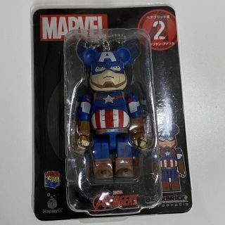 メディコムトイ(MEDICOM TOY)のMARVEL Happyくじ 2 キャプテン・アメリカ BE@RBRICK(その他)