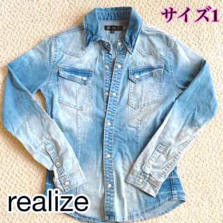 リアライズ(REALIZE)のリアライズ　realize デニムシャツ　ジャケット Gジャン　未使用(Gジャン/デニムジャケット)