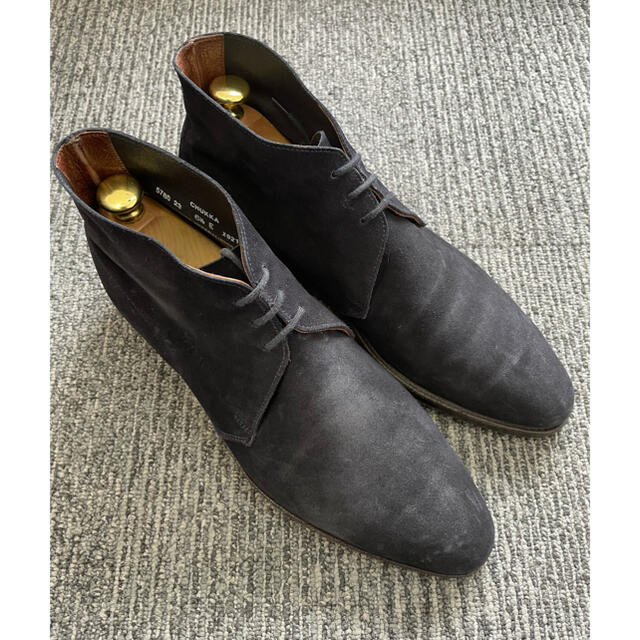 Crockett&Jones(クロケットアンドジョーンズ)の【美品】クロケット&ジョーンズ　チャッカ　サイズ6ハーフ E wiz メンズの靴/シューズ(ブーツ)の商品写真