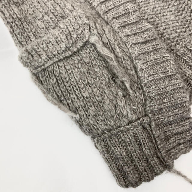 Y's - 美品 Y's ワイズ 19AW ダメージ加工 ローゲージニット