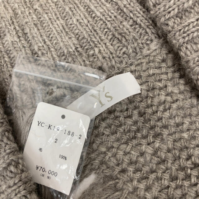 Y's - 美品 Y's ワイズ 19AW ダメージ加工 ローゲージニット
