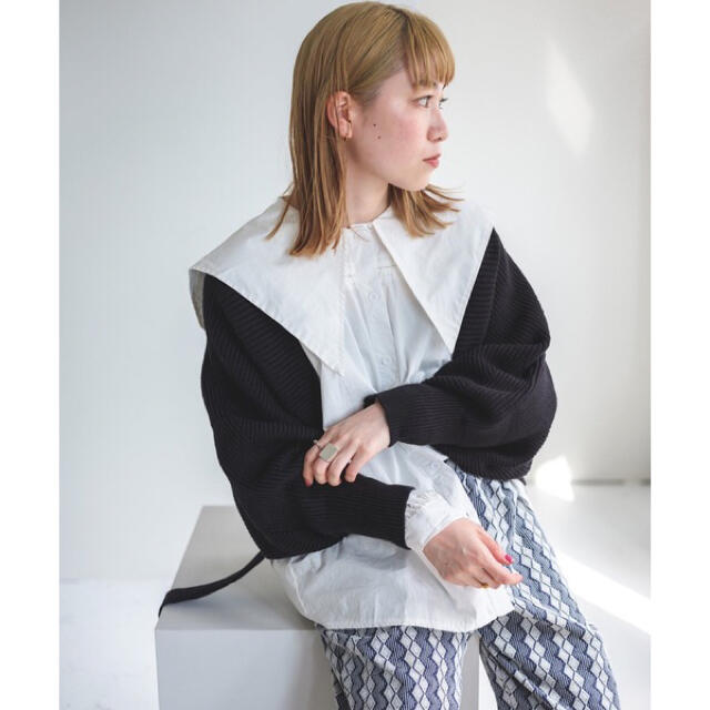 【SANSeLF】arm gather blouse sanw21a013 同型 レディースのトップス(シャツ/ブラウス(長袖/七分))の商品写真