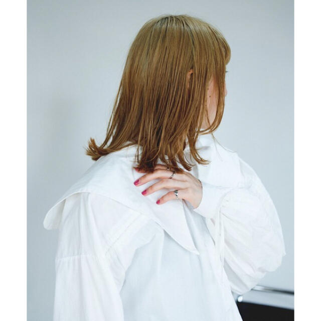 【SANSeLF】arm gather blouse sanw21a013 同型 6