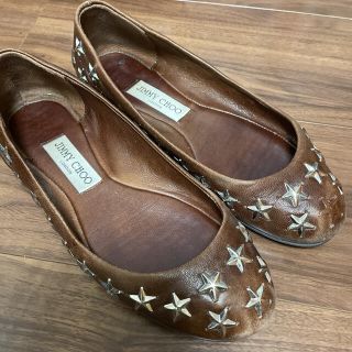 ジミーチュウ(JIMMY CHOO)のジミーチュウ⭐︎スタッズ　星つき⭐︎フラットシューズ！(ハイヒール/パンプス)