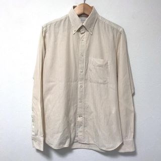 ビームス(BEAMS)の定1.2万　ビームスライツ　コットンストライプ長袖BDシャツS(シャツ)