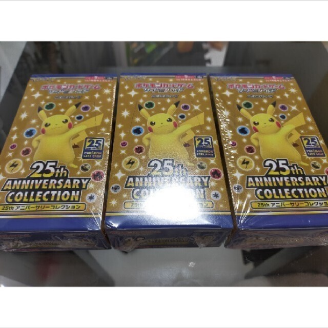 ポケモン 25周年 anniversary collection 3BOX 【予約受付中】 www ...
