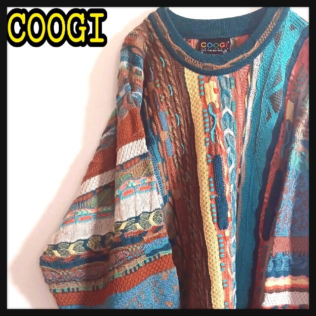 美品　Coogi クージー　ピュアニューウール　M