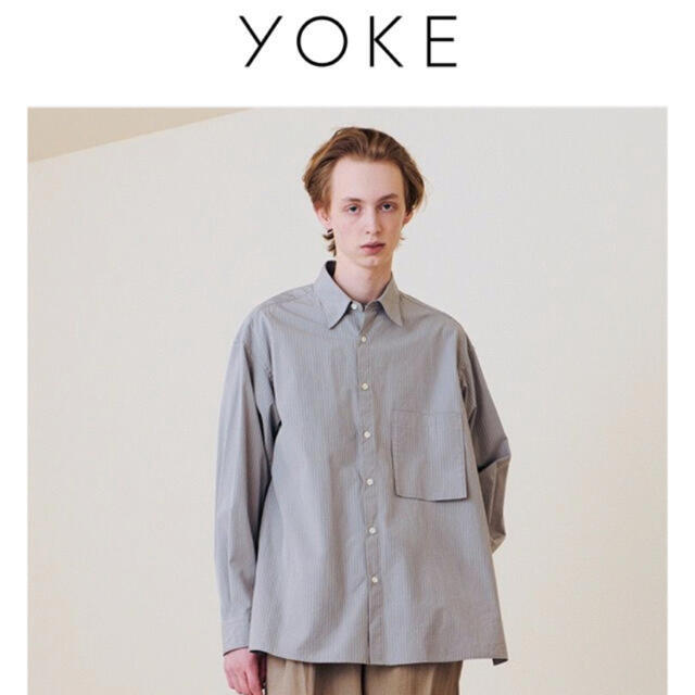 yoke  21ss Full Open Striped Shirts2021SSブランド