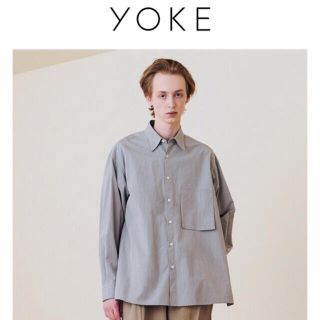 サンシー(SUNSEA)のyoke  21ss Full Open Striped Shirts(シャツ)