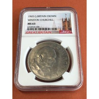 1965年 イギリス ウィンストン・チャーチル追悼記念硬貨 NGC(その他)