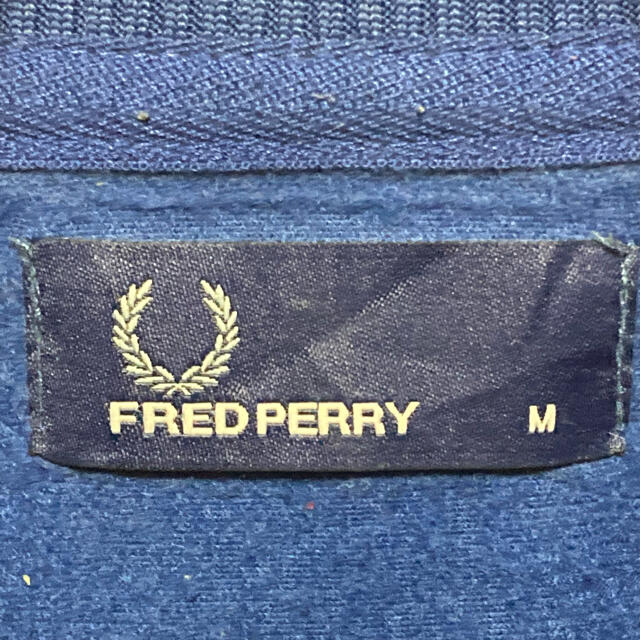 FRED PERRY(フレッドペリー)のFRED PERRY フレッドペリー トラックジャケット ジャージ ブルー M メンズのトップス(ジャージ)の商品写真