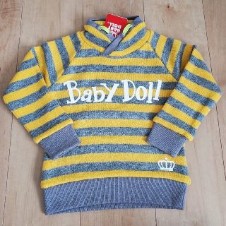 ベビードール(BABYDOLL)の期間限定❢❢ BABYDOLL ボーダーメッセージニット☆新品・未使用☆(Tシャツ/カットソー)