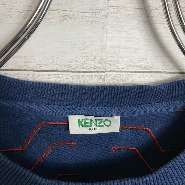 KENZO(ケンゾー)の【即完売モデル】KENZOケンゾー刺繍デカロゴ虎タイガースウェット入手困難 メンズのトップス(スウェット)の商品写真