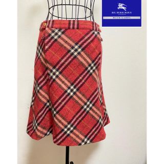 バーバリーブルーレーベル(BURBERRY BLUE LABEL)の【美品】バーバリーブルーレーベル　ノバチェック柄スカート(ひざ丈スカート)