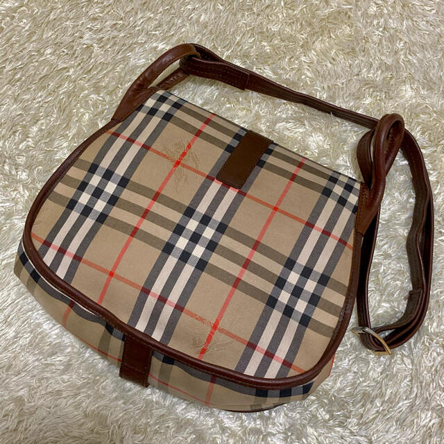 BURBERRY(バーバリー)の【希少　極美品】バーバリー ショルダーバッグ ノバチェック シャドーホース　 レディースのバッグ(ショルダーバッグ)の商品写真