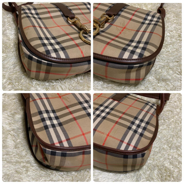 BURBERRY(バーバリー)の【希少　極美品】バーバリー ショルダーバッグ ノバチェック シャドーホース　 レディースのバッグ(ショルダーバッグ)の商品写真