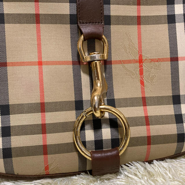 BURBERRY(バーバリー)の【希少　極美品】バーバリー ショルダーバッグ ノバチェック シャドーホース　 レディースのバッグ(ショルダーバッグ)の商品写真