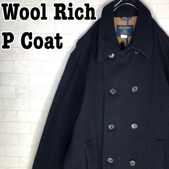 WOOLRICH(ウールリッチ)の【フォーマル】ウール リッチ　wool rich メルトン ダブル ピーコート メンズのジャケット/アウター(ピーコート)の商品写真