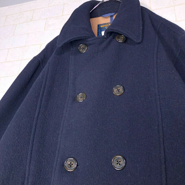 WOOLRICH(ウールリッチ)の【フォーマル】ウール リッチ　wool rich メルトン ダブル ピーコート メンズのジャケット/アウター(ピーコート)の商品写真