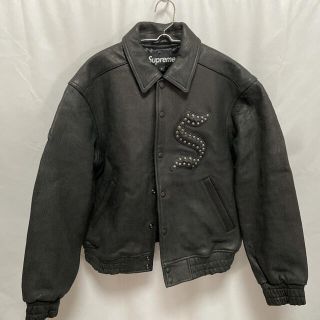 シュプリーム(Supreme)のシュプリーム Pebbled Leather Varsity Jacket S(レザージャケット)