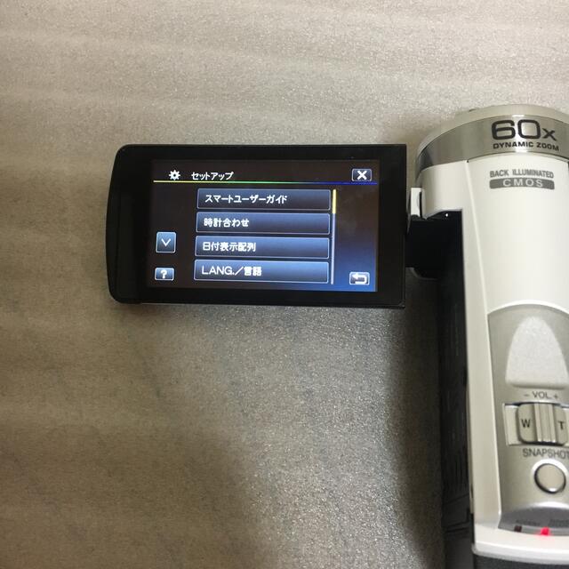 KENWOOD(ケンウッド)の❗️激安価格❗️ビデオカメラ　本体　JVC  GZ-E770 完動品 スマホ/家電/カメラのカメラ(ビデオカメラ)の商品写真