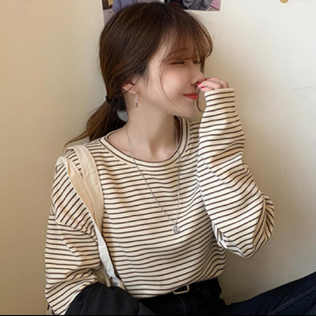 RETRO GIRL(レトロガール)のボーダーT レディースのトップス(Tシャツ(長袖/七分))の商品写真