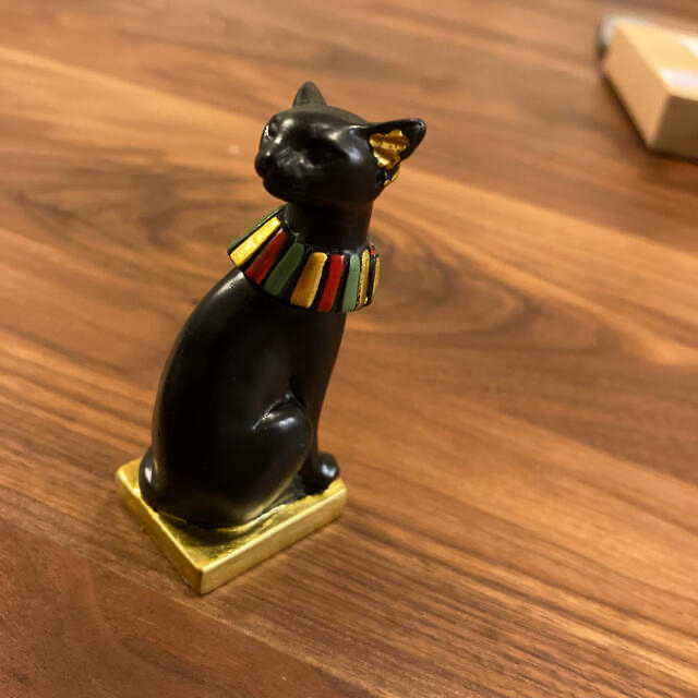 【値下げ】古代エジプト　バステト神　黒猫　Bastet  ガチャ　猫 エンタメ/ホビーのフィギュア(その他)の商品写真