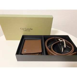 ギラロッシュ(Guy Laroche)のGuy Laroche(ギラロッシュ)ベルト&ウォレットセット/ブラウン(折り財布)