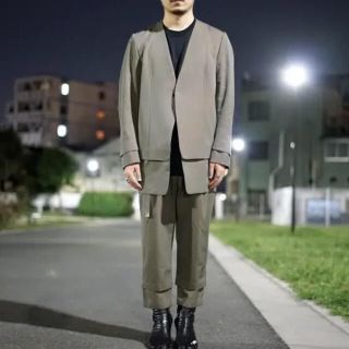 口コミ商品 Y´s for men ワイズフォーメン セットアップ ワイドパンツ